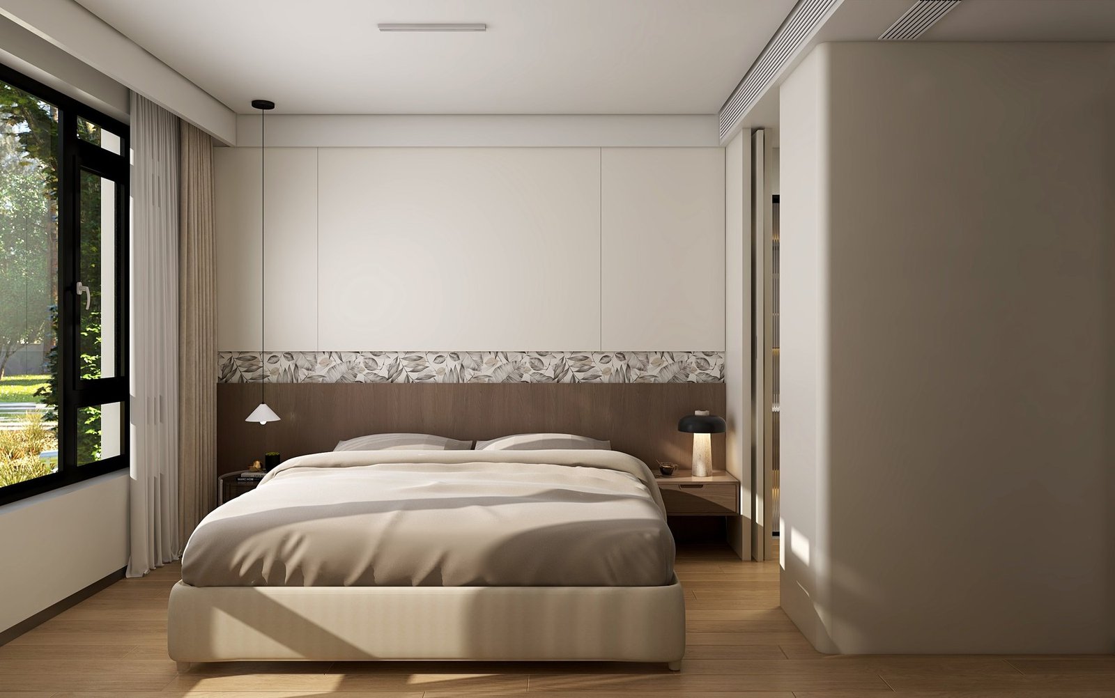 Main bedroom design visualisation