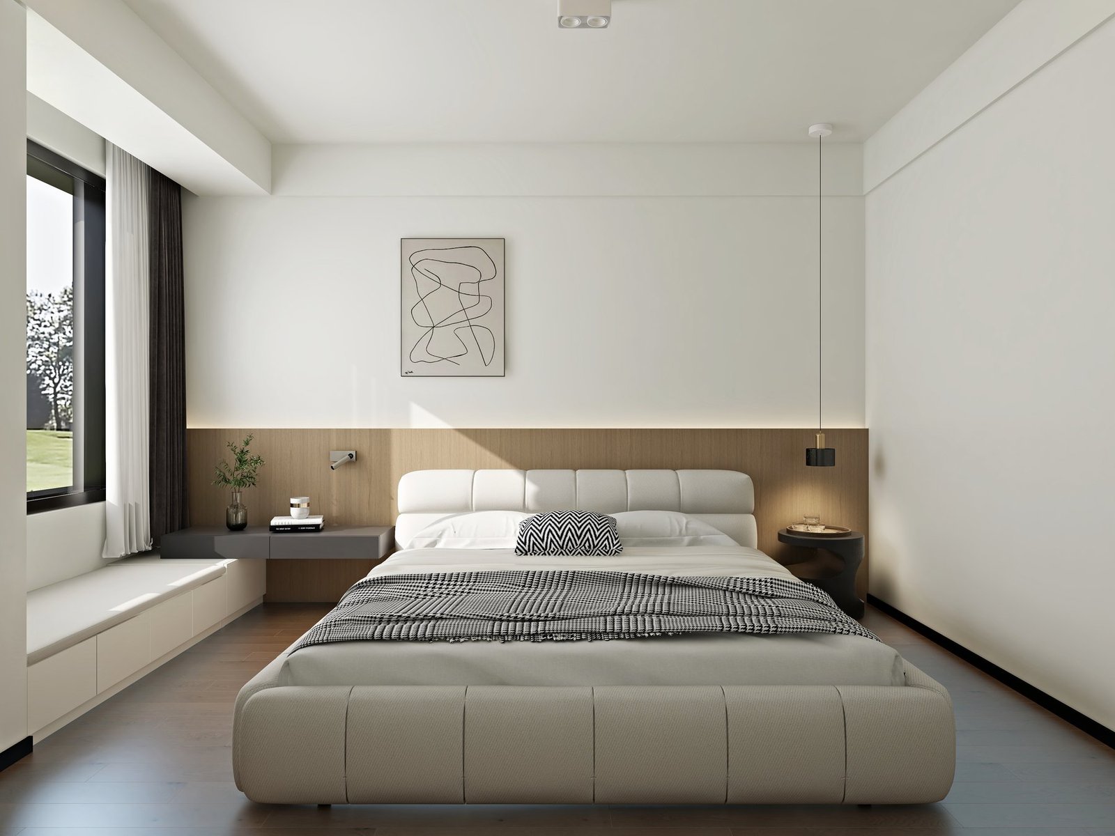 Main bedroom design visualisation