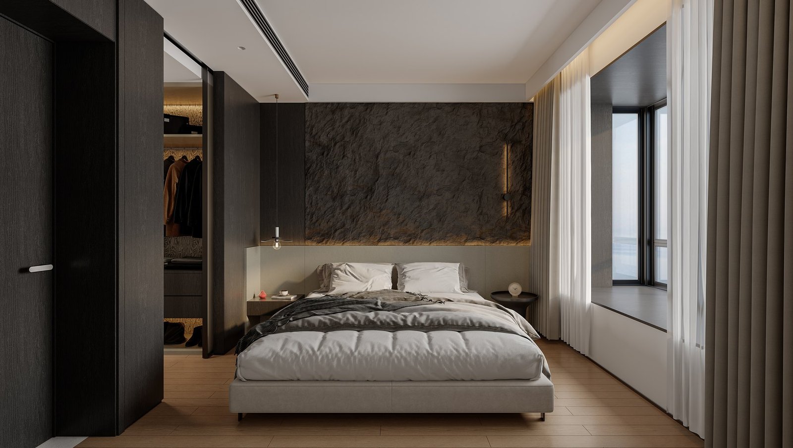 Primary bedroom design visualisation